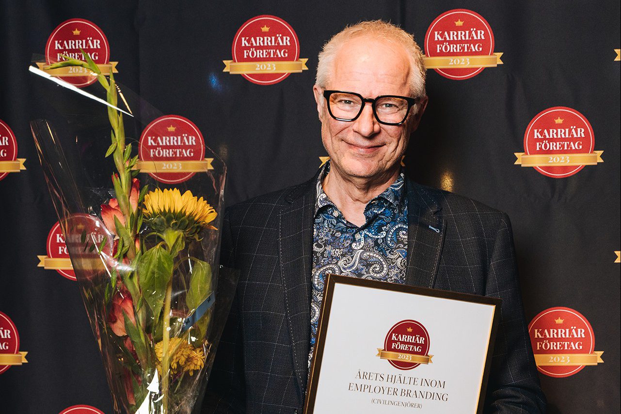 Kurt-Ove Åhs, Boliden, utsedd till Årets Hjälte inom Employer Branding på Stora Karriärdagen 2023!