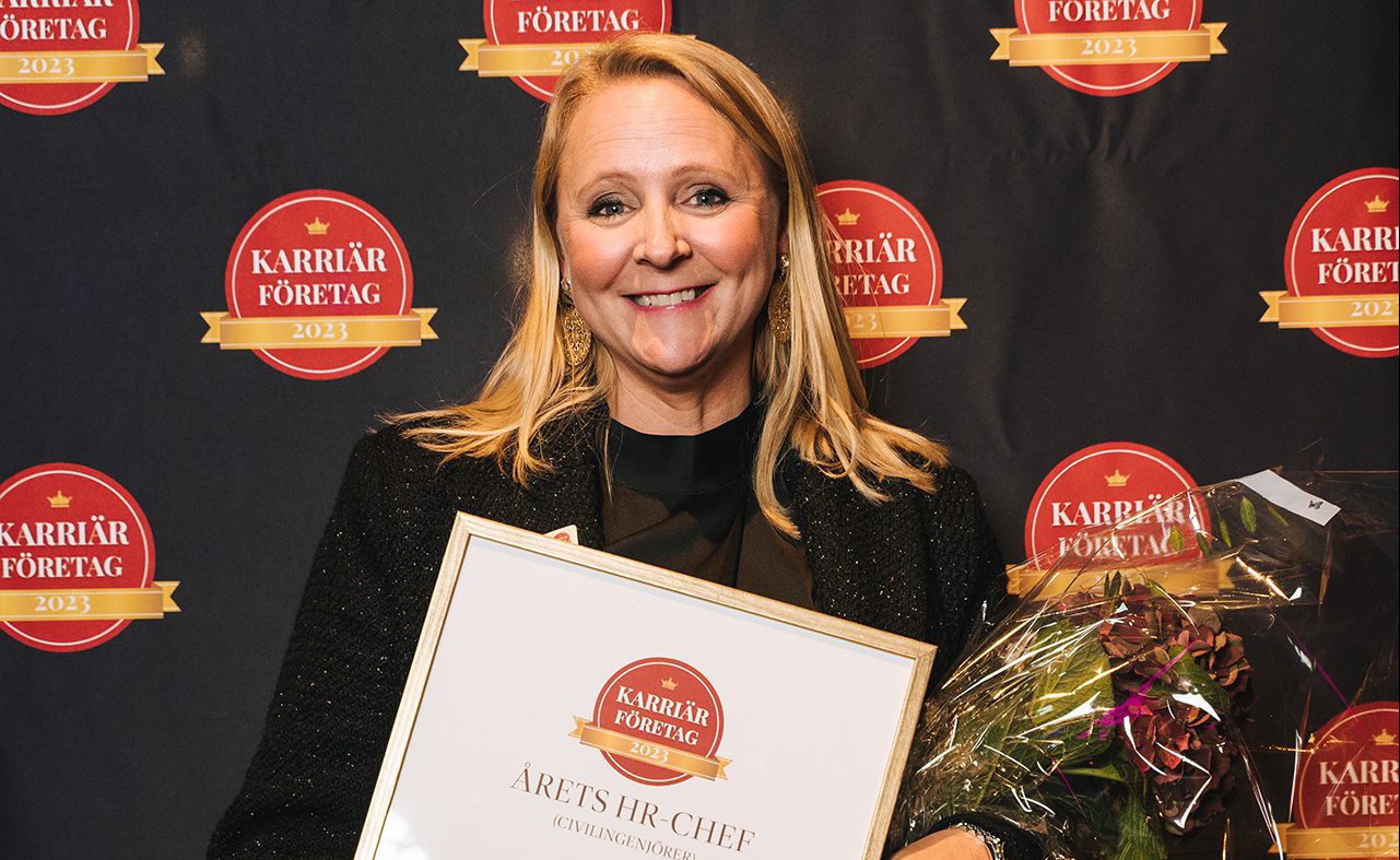 Pernilla Brolin, B3 Consulting Group, utsedd till Årets HR-chef på Stora Karriärdagen 2023!