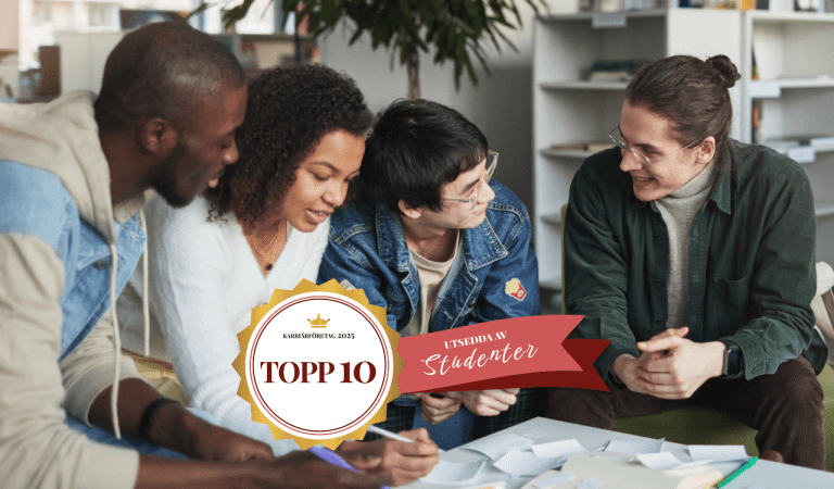 Sveriges studenter har röstat fram topp 10 arbetsgivare 2025!