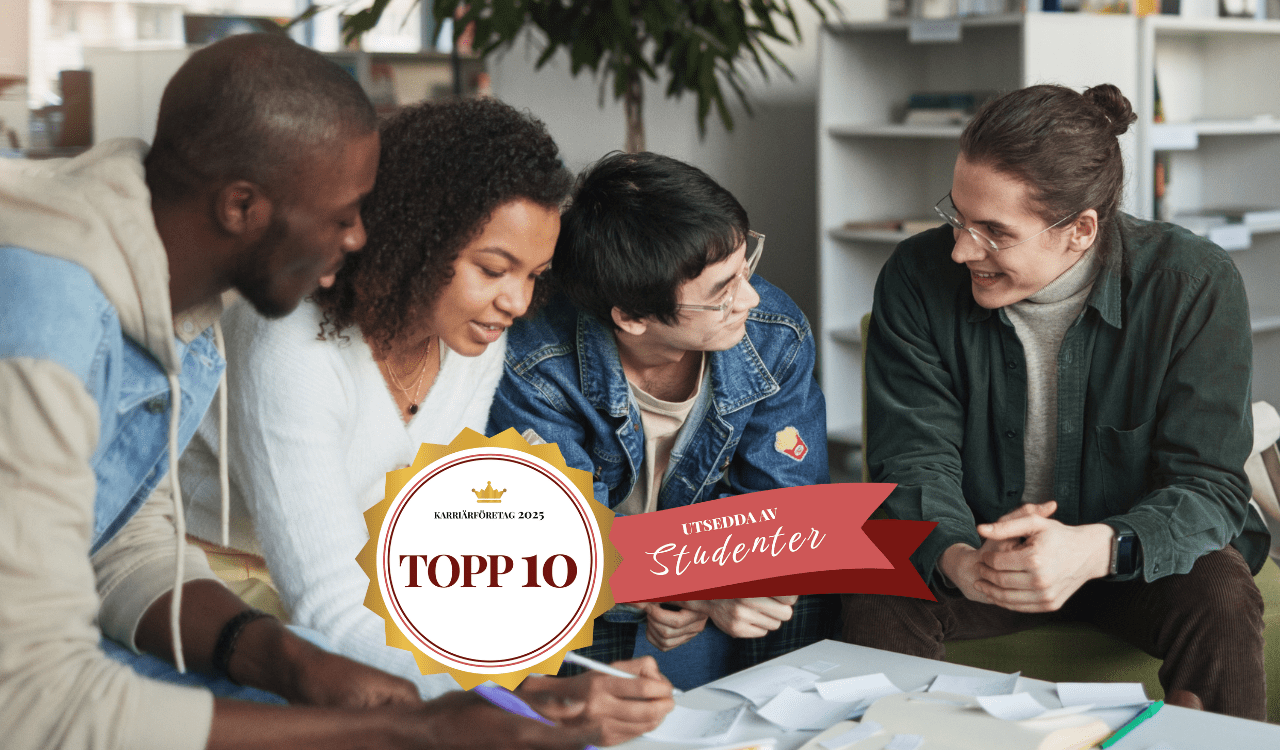 Sveriges studenter har röstat fram topp 10 arbetsgivare 2025!