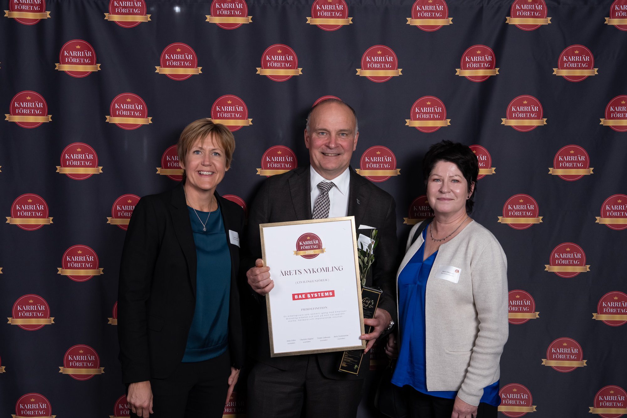 BAE Systems Hägglunds utses till Årets Nykomling på Stora Karriärdagen 2025!