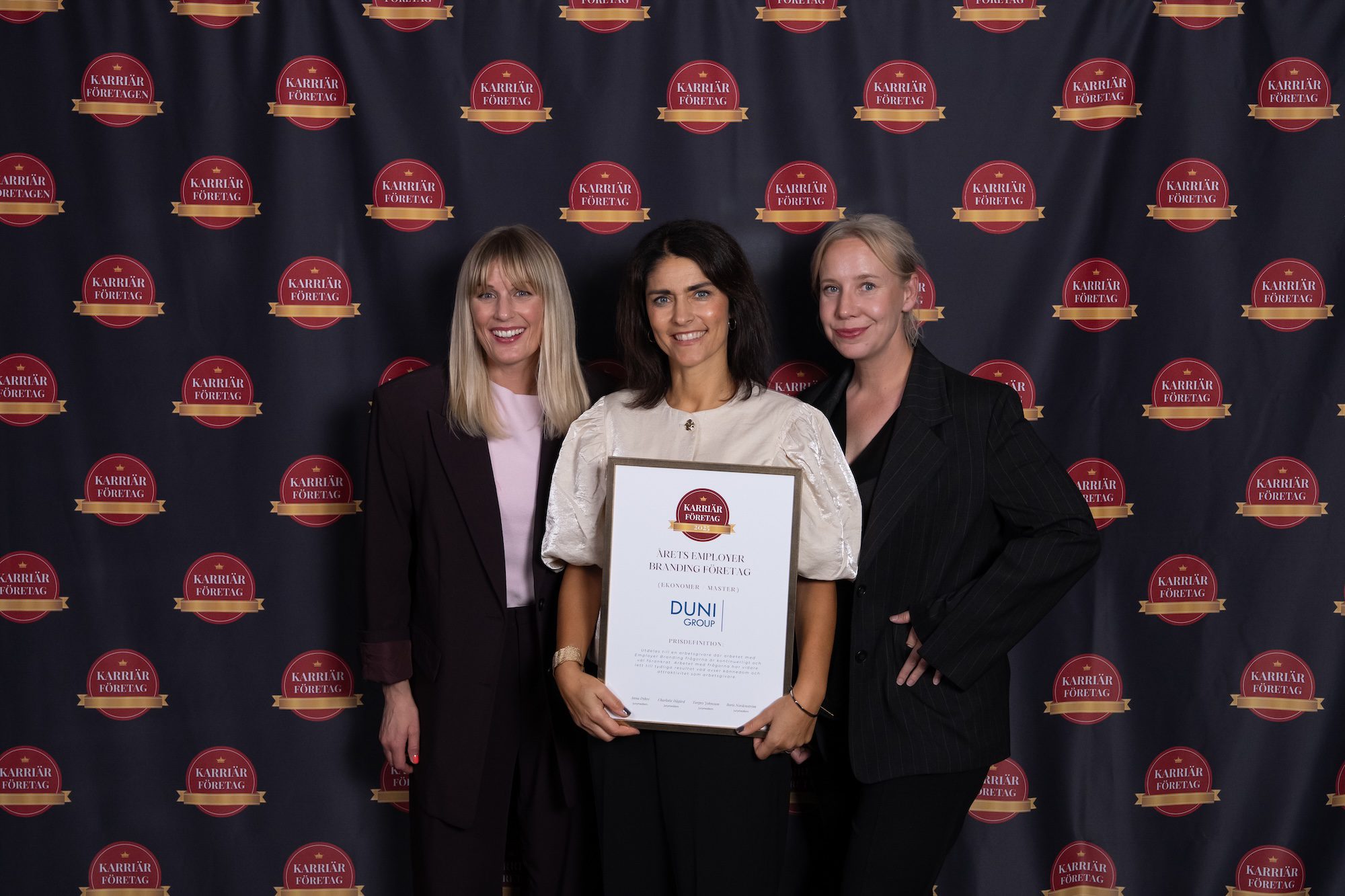 Duni Group utses till Årets Employer Branding Företag på Stora Karriärdagen 2025!