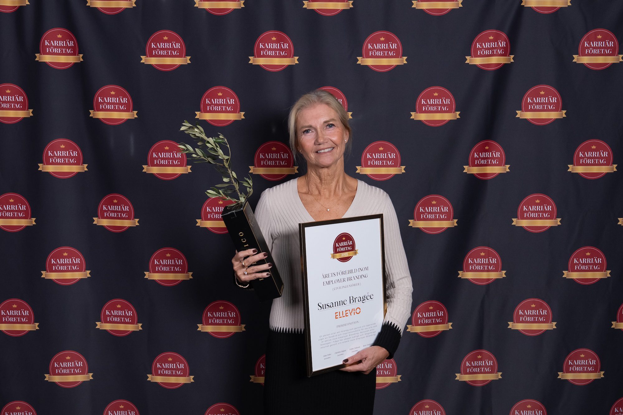 Susanne Bragée på Ellevio utses till Årets Förebild inom Employer Branding på Stora Karriärdagen 2025!