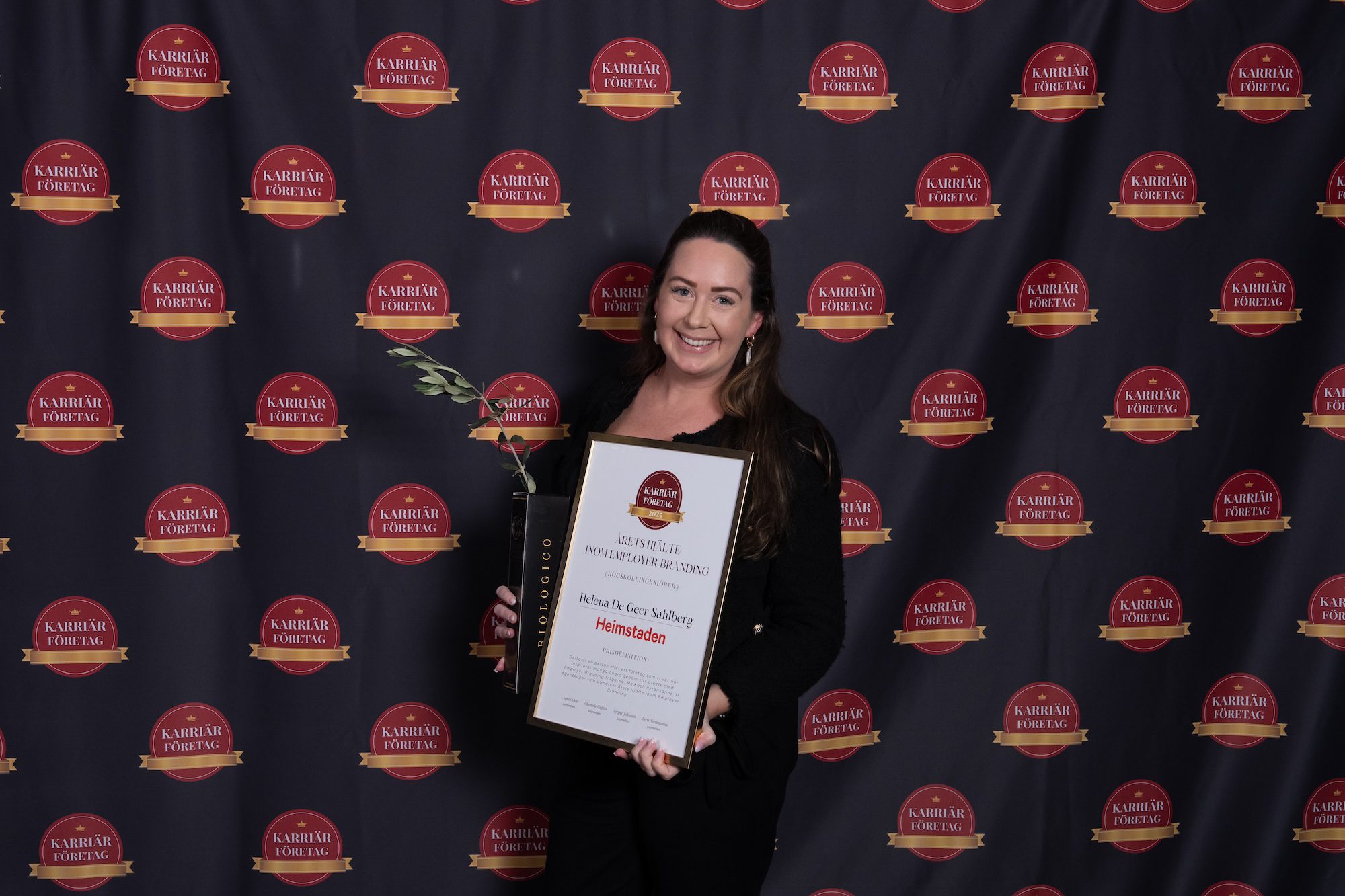 Helena De Geer Sahlberg på Heimstaden utses till Årets Hjälte inom Employer Branding på Stora Karriärdagen 2025!