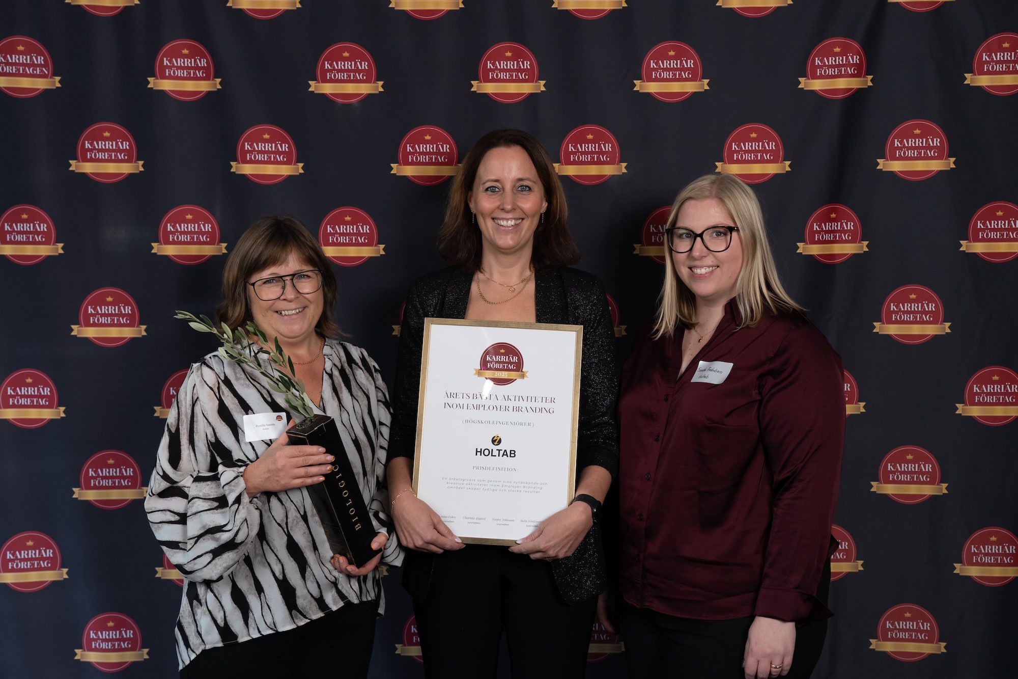 Holtab vinner Årets Bästa Aktiviteter inom Employer Branding på Stora Karriärdagen 2025! 