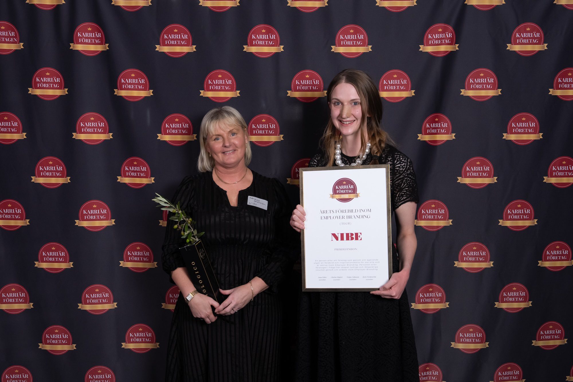 Nibe utses till Årets Förebild inom Employer Branding på Stora Karriärdagen 2025!