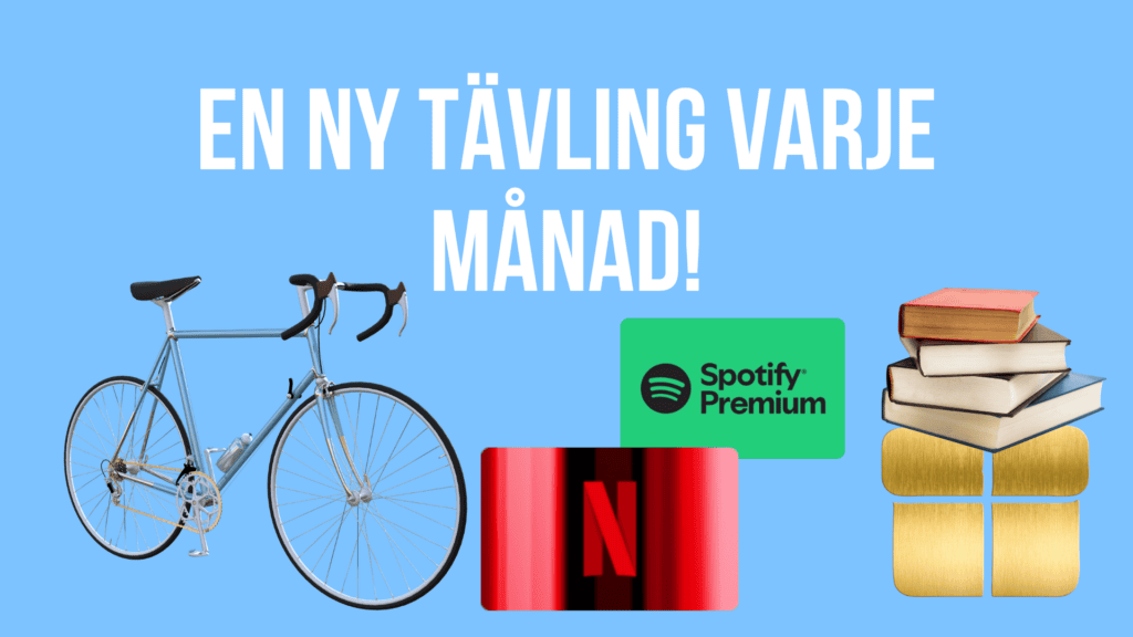 En ny tävling varje månad